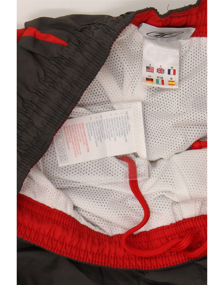 REEBOK Herre grafisk træningsdragt Bukser Små grå polyester