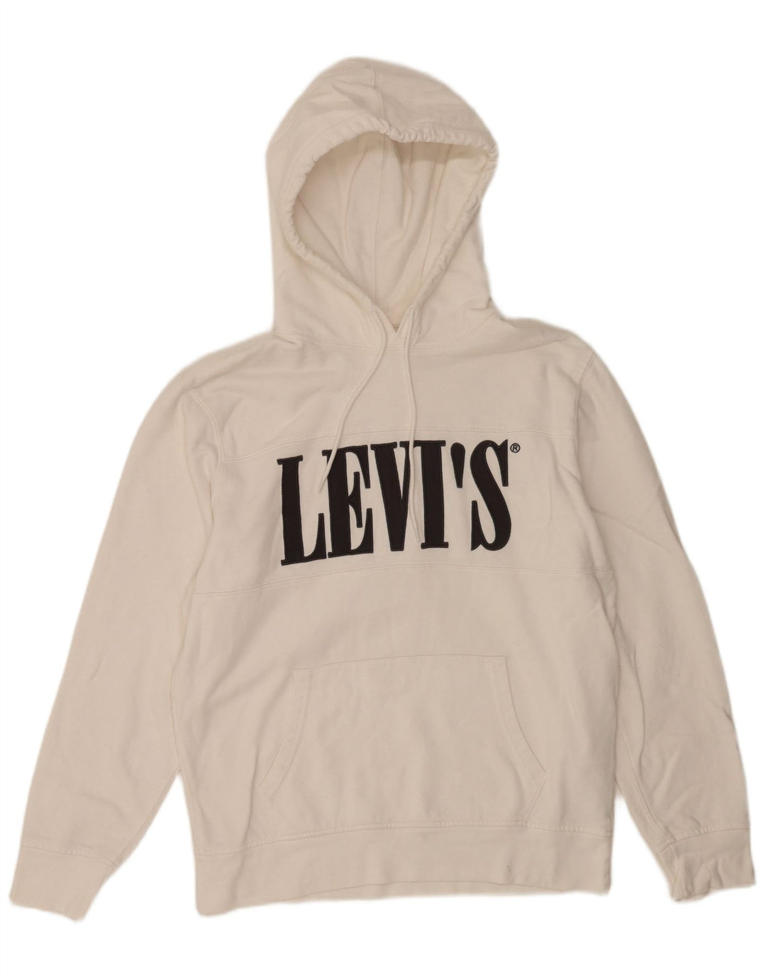 Levi's Grafisk hættetrøje til mænd mellem hvid bomuld