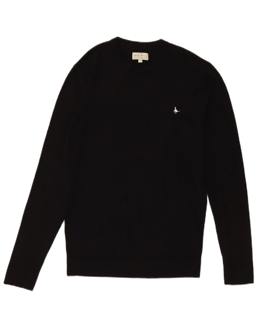 Jack Wills Herre sweater med rund hals XS sort bomuld