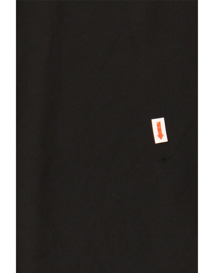 Adidas Herre Climalite Grafisk T-Shirt Top Stor Sort Polyester