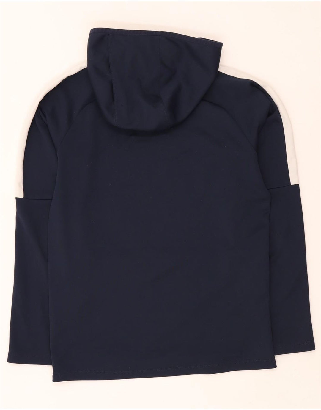 Nike Dri Fit hættetrøje til mænd, lille marineblå colourblock polyester