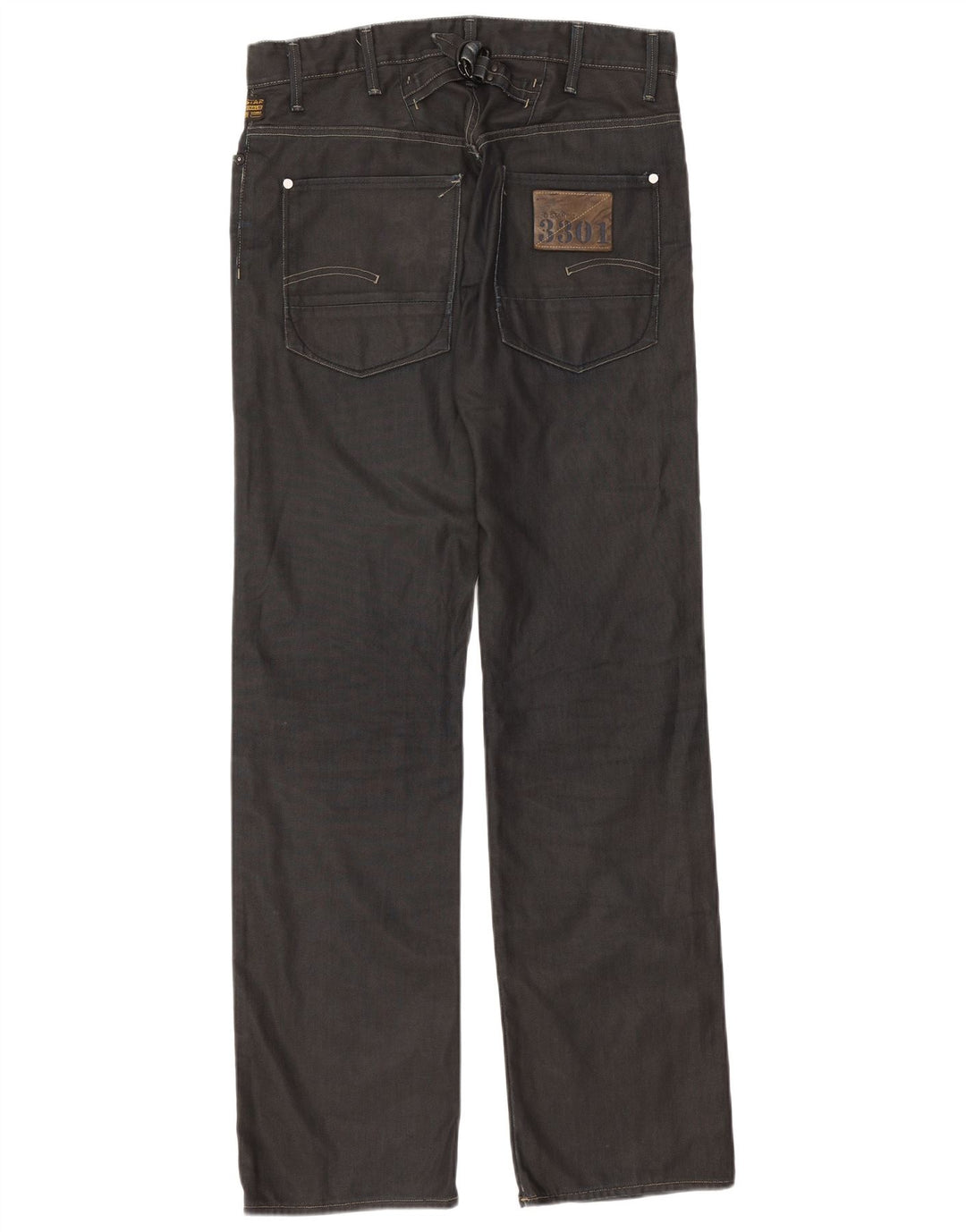 G-STAR Herre 3301 Straight Jeans W32 L34 Marineblå Bomuld