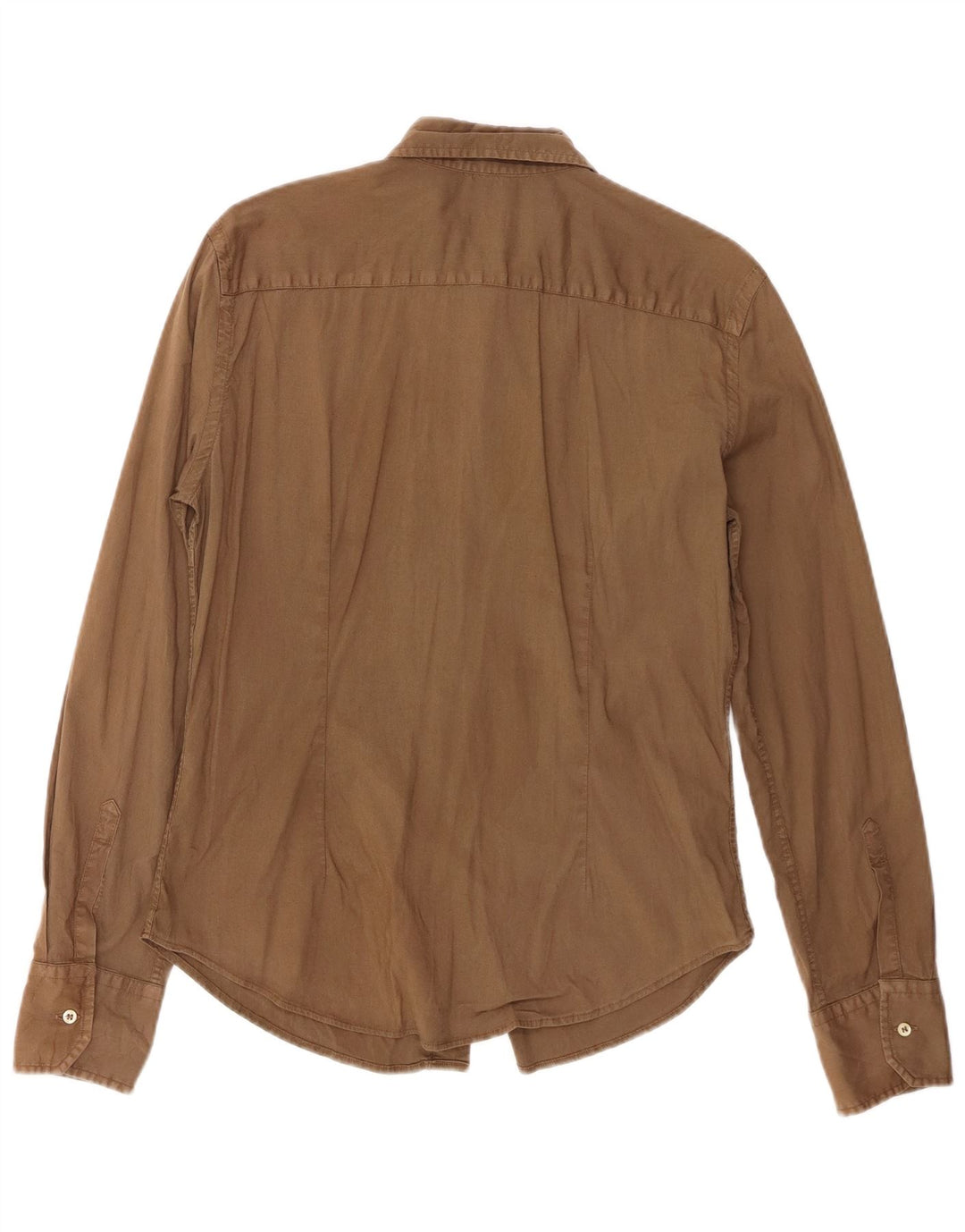 Fred Perry Dameskjorte UK 18 XL Brun Bomuld