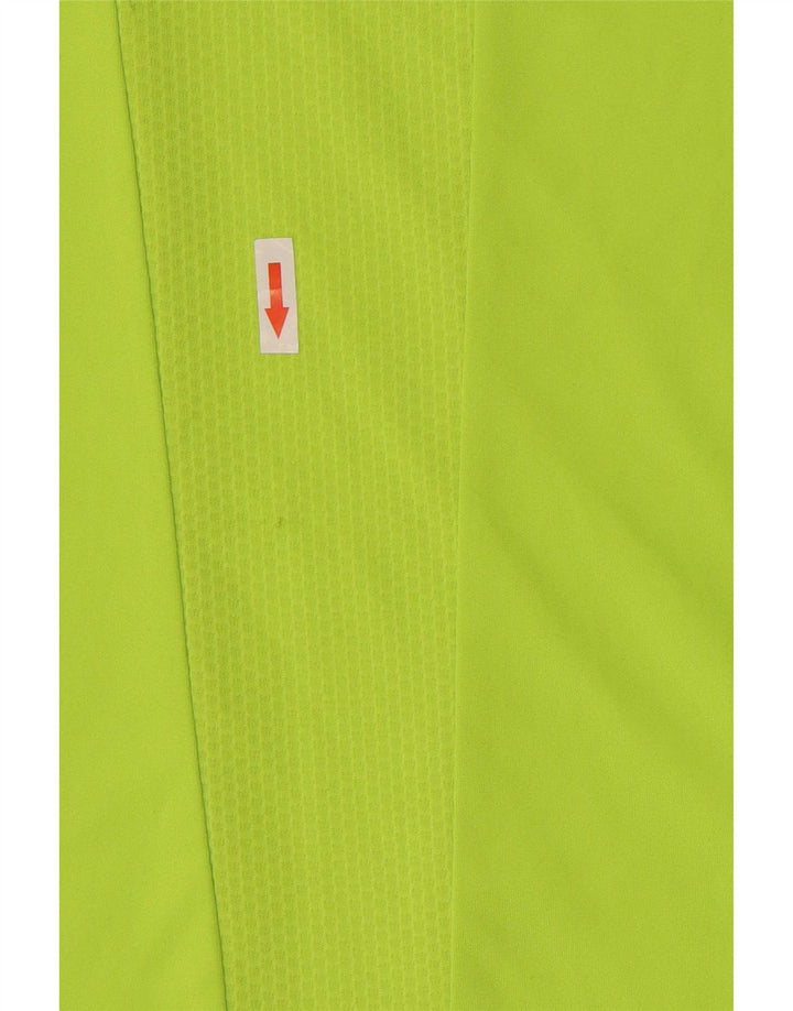Adidas Herre Climacool T-Shirt Top Medium Grøn Colourblock Polyester
