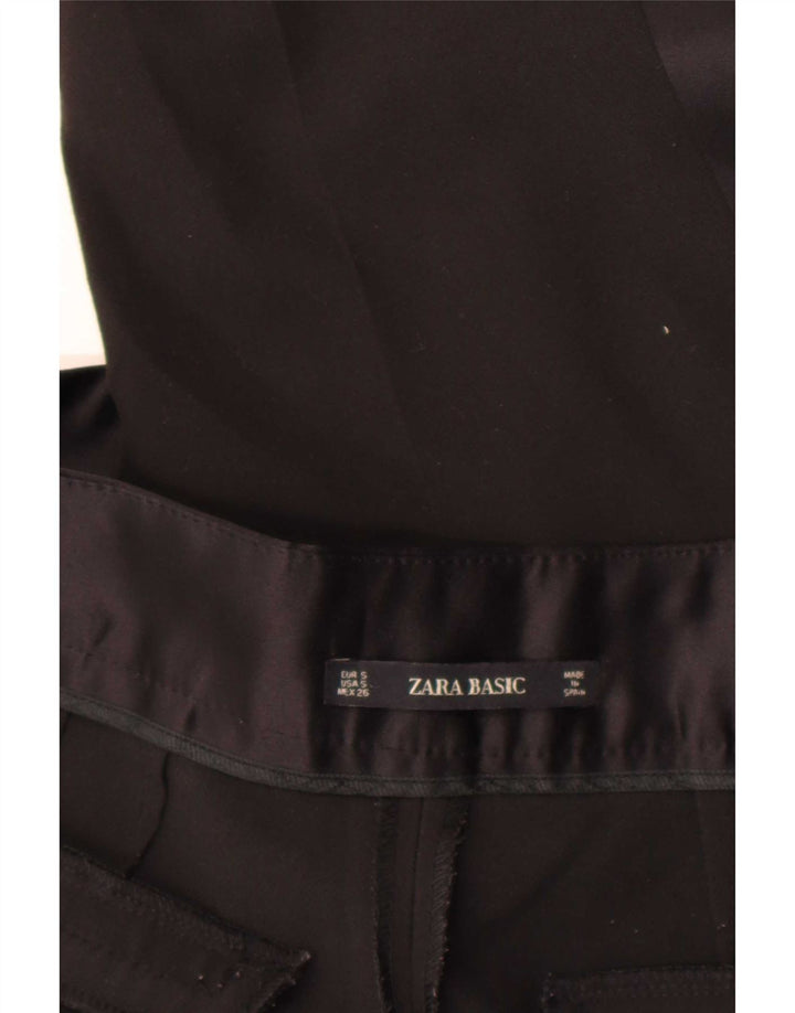 Zara Dame Slim Chino Bukser Small W26 L28 Sort
