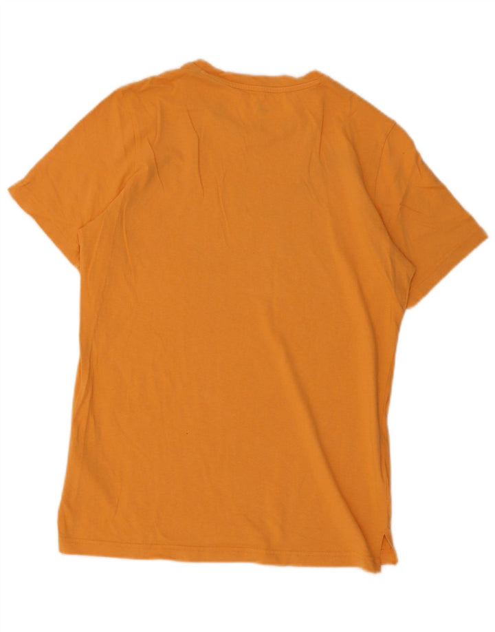 Puma Herre Grafisk T-Shirt Top Lille Orange Bomuld