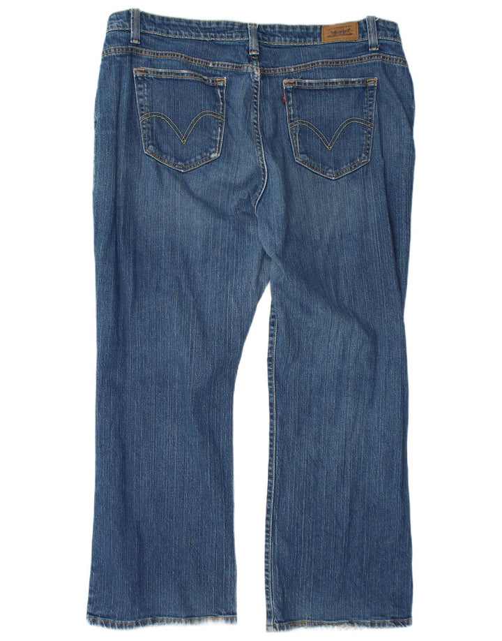 Levi's Dame 515 Bootcut Jeans US 22 3XL W42 L28 Blå Bomuld