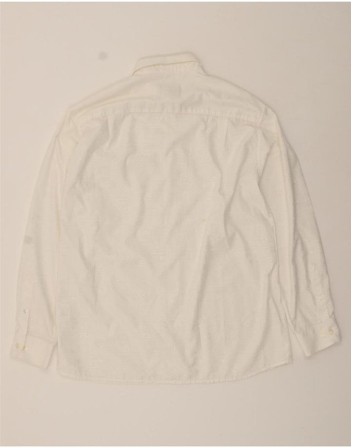 COTTON REPUBLIC Mens Shirt Size 15 1/2 Medium White Cotton Vintage Cotton Republic and Second-Hand Cotton Republic from Messina Hembry 