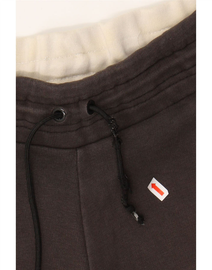 PUMA Womens Tracksuit Trousers Joggers UK 14 Medium Brown Colourblock