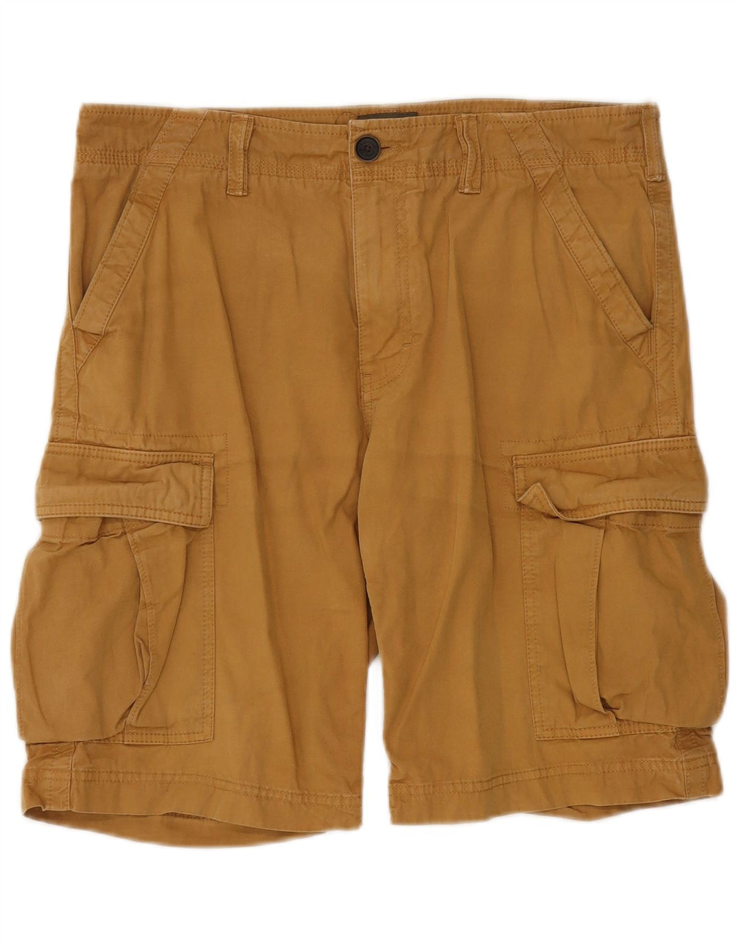 TIMBERLAND Herre Cargo Shorts W32 Medium Beige Bomuld