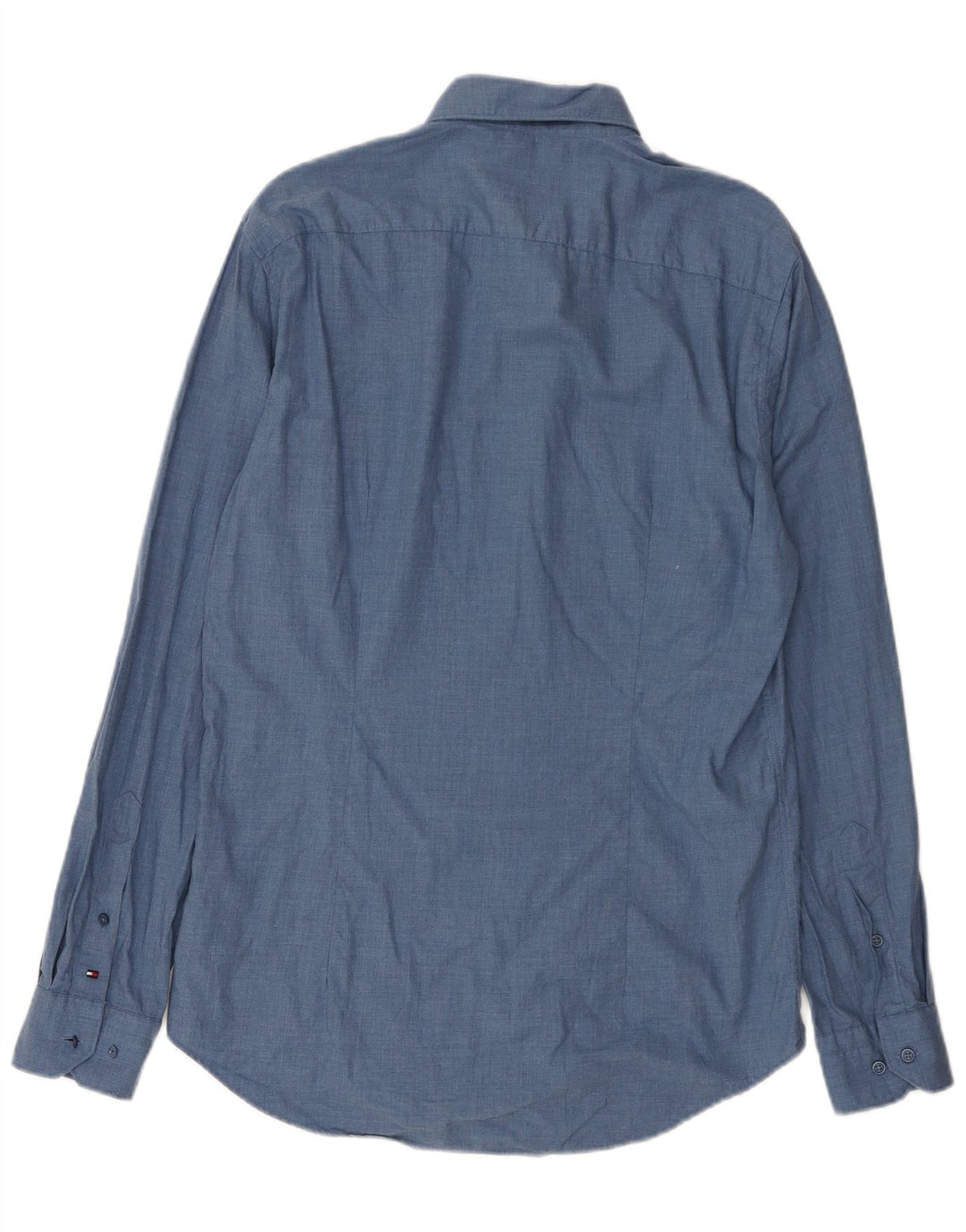 Tommy Hilfiger Herre Slim Fit skjorte str. 40 Medium Blue Cotton