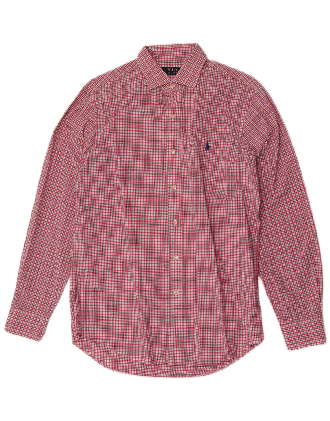 Polo Ralph Lauren Herreskjorte Medium Pink Ternet bomuld