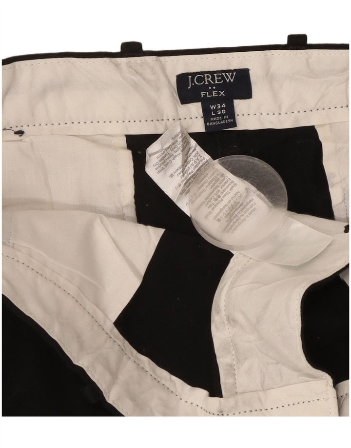 J. Crew Herre Flex Slim Suit Bukser W34 L30 Sort Bomuld