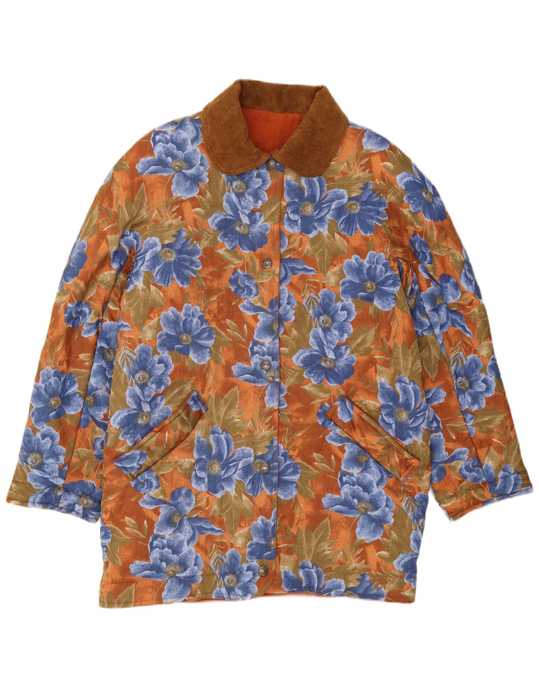 Newpenny Dame Oversized Overfrakke IT 42 Medium Multicolored Floral