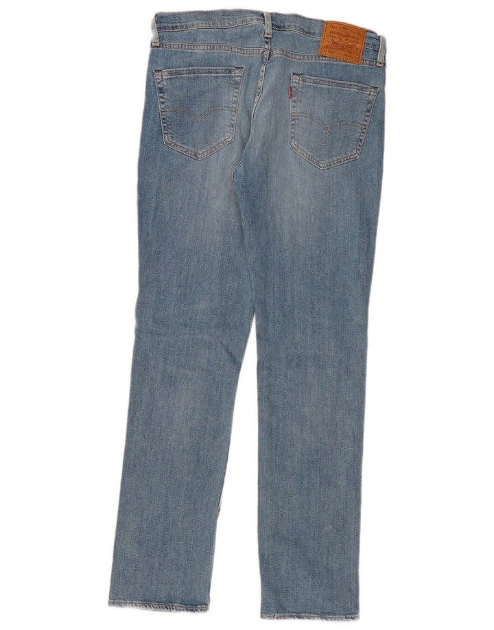 Levi's Herre 511 Slim Jeans W34 L32 Blå Bomuld