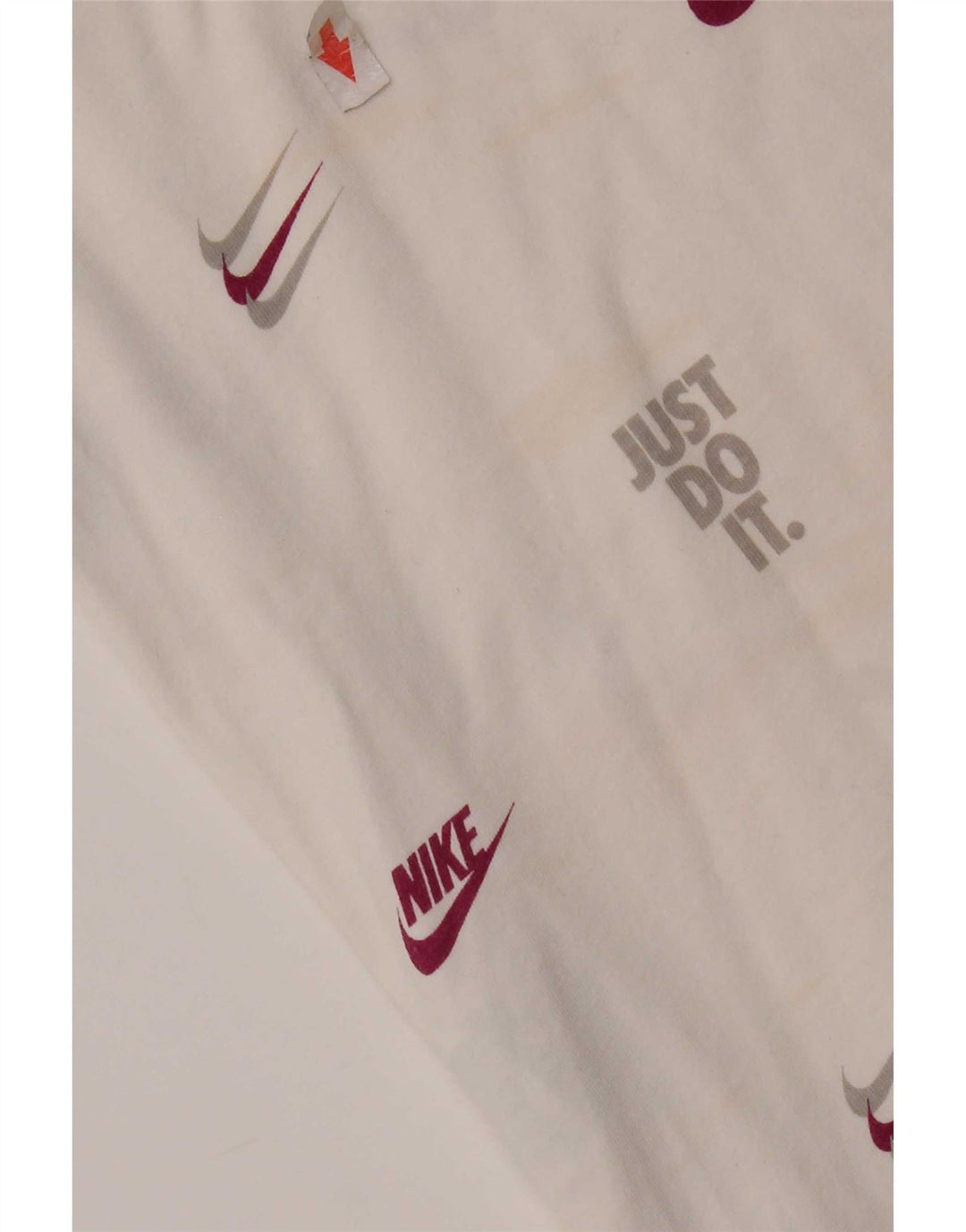 Nike grafisk T-shirt top til mænd, stor hvid bomuld