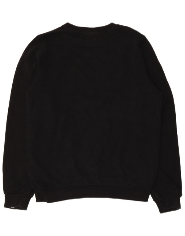 Ellesse Boys Grafisk Sweatshirt Jumper 13-14 År Sort Bomuld
