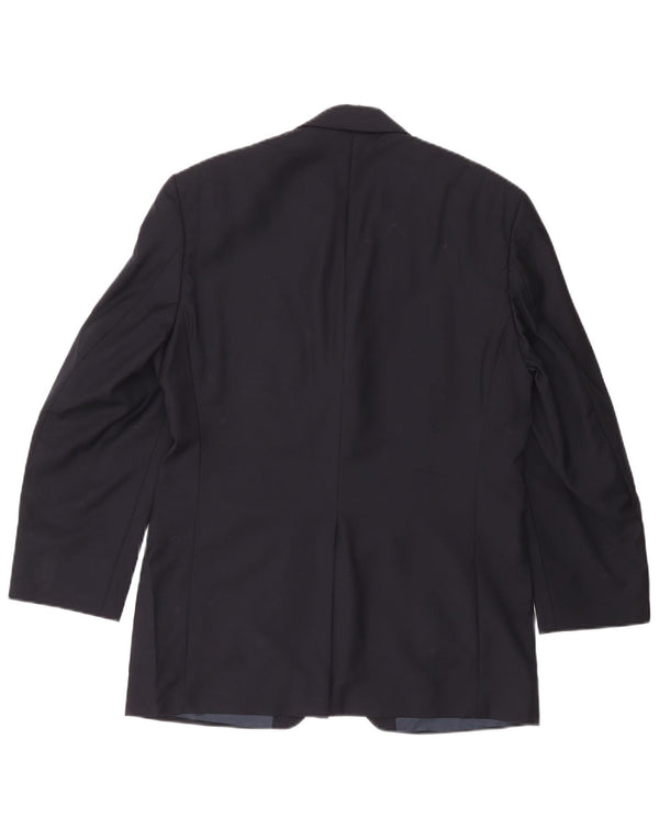 Ralph Lauren Herre 3-knaps blazerjakke UK 38 Lille marineblå uld