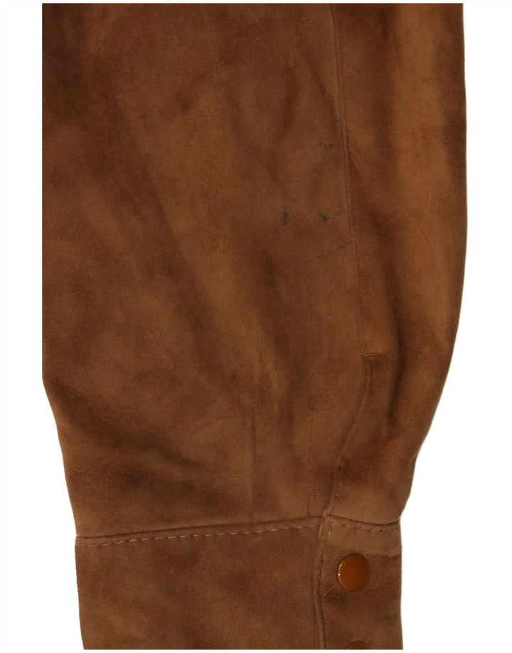 Vintage herre ruskindsskjorte IT 50 Medium Brun