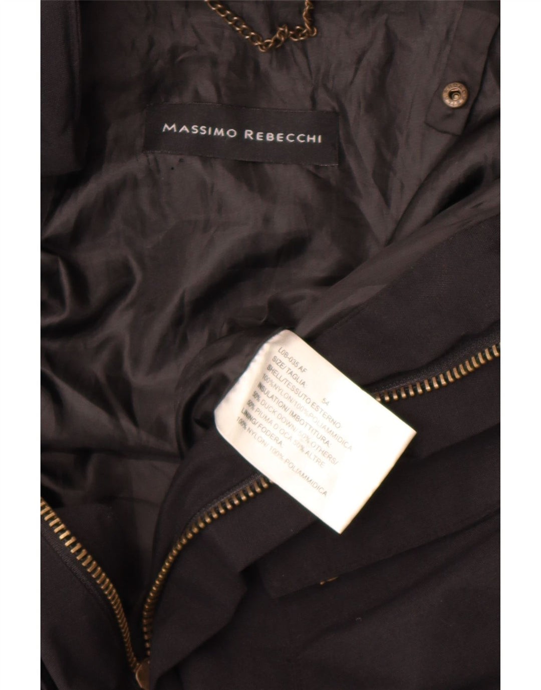Massimo Rebecchi Herre Utility Jacket IT 54 2XL Sort Nylon