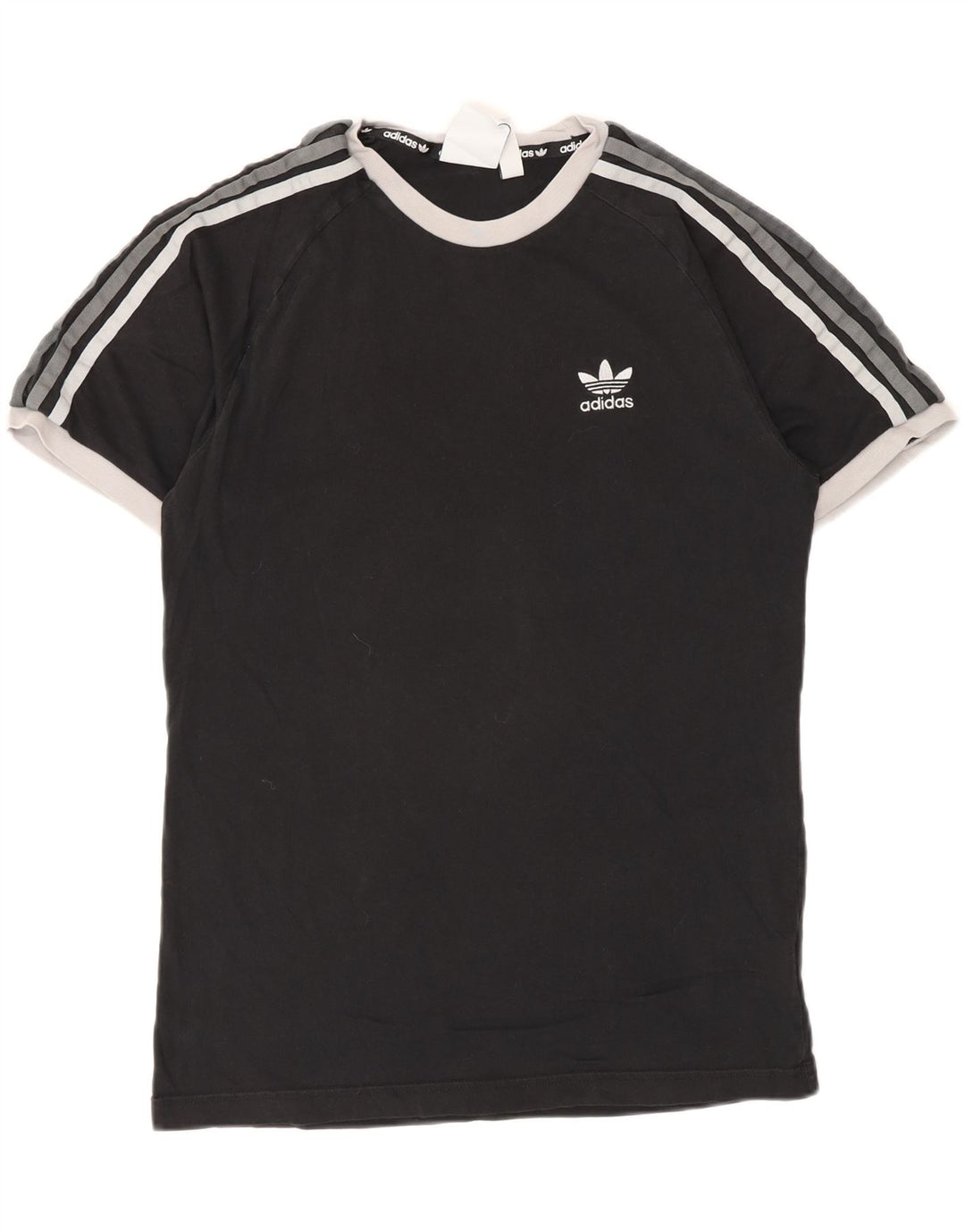 Adidas herre T-shirt top lille sort bomuld
