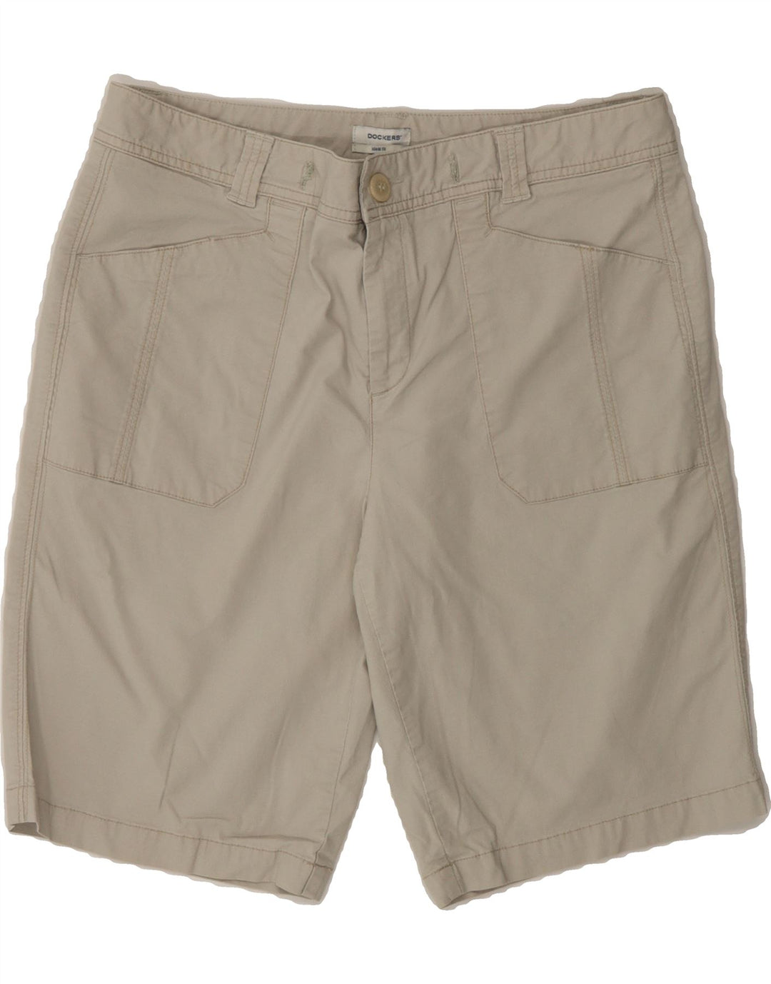 DOCKERS Womens Casual Shorts US 10 Large W34  Beige Cotton Vintage Dockers and Second-Hand Dockers from Messina Hembry 