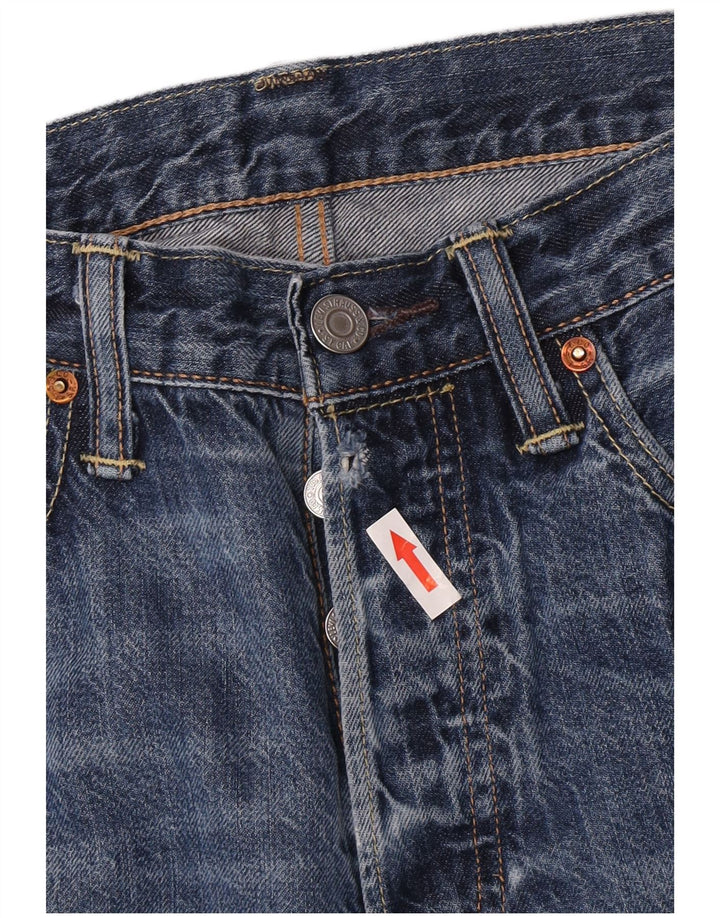Levi's Herre 501 Straight Jeans W31 L34 Blå
