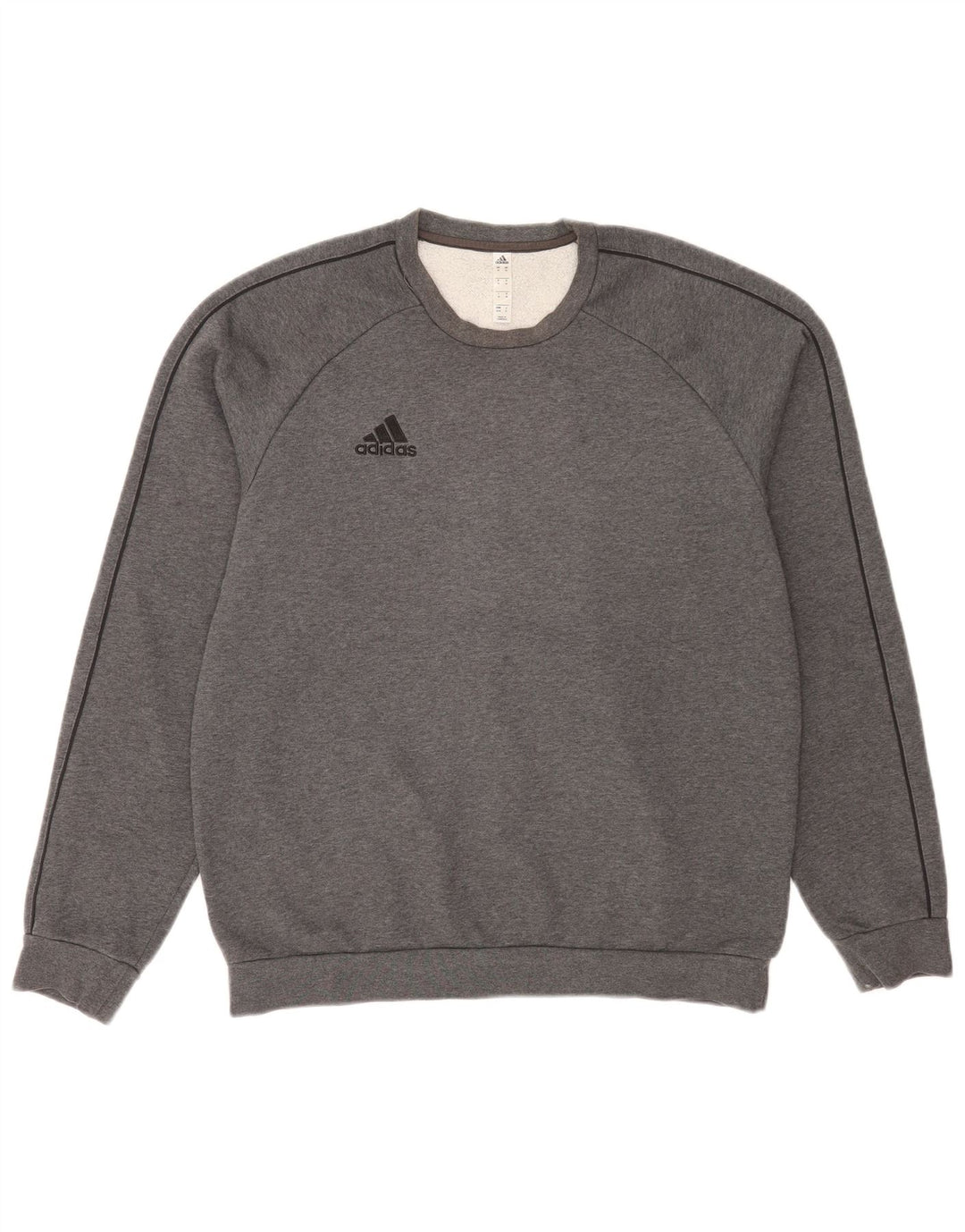 Adidas Herre Regular Fit Sweatshirt Jumper Medium Grey Flecked Bomuld