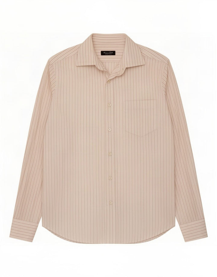 Massimo Dutti Herreskjorte Str. 40 15 1/2 Medium Hvidstribet