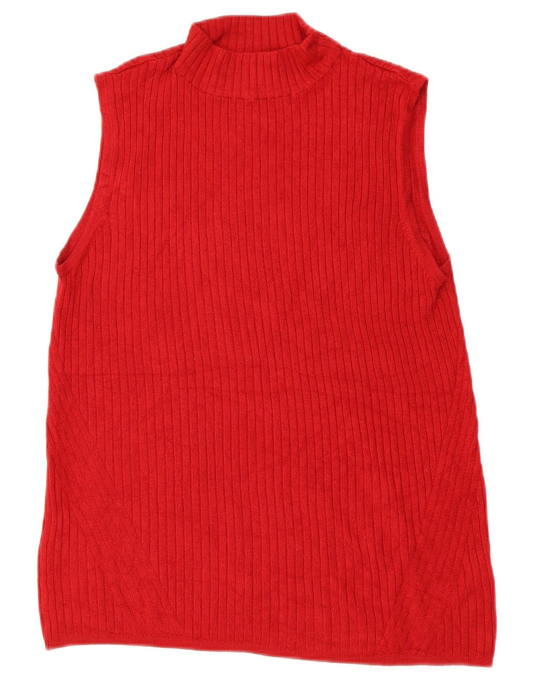 Marks & Spencer Dame Vest Tank Top UK 12 Medium Red Viscose