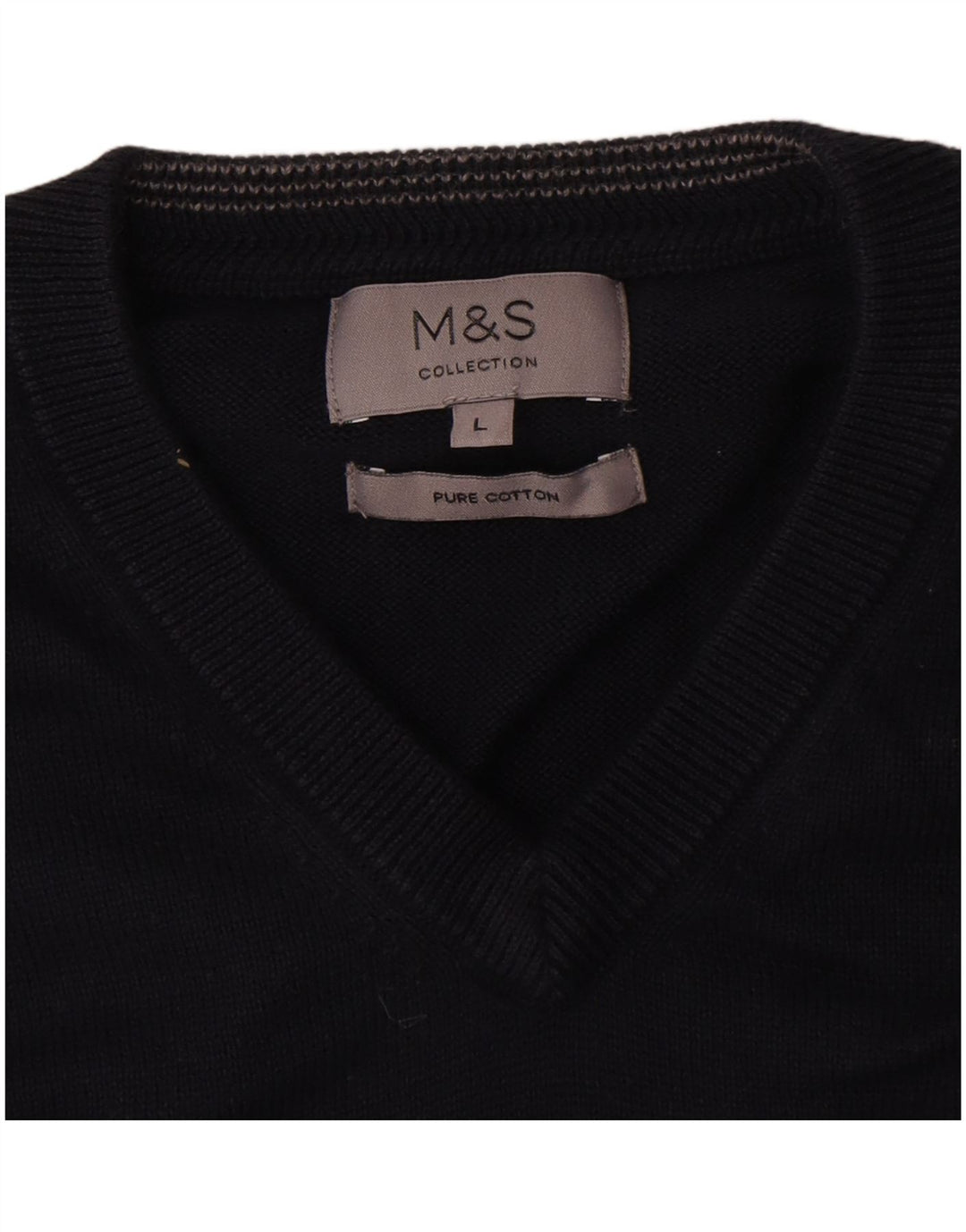 Marks & Spencer Herrevest Tank Top Stor Marineblå Bomuld