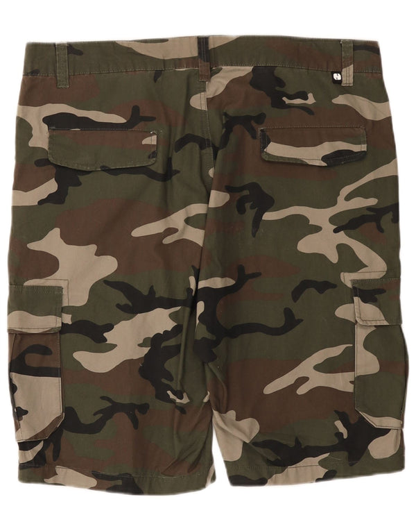 Sneaker Freak Herre Cargo Shorts 2XL W42 Khaki Camouflage Bomuld