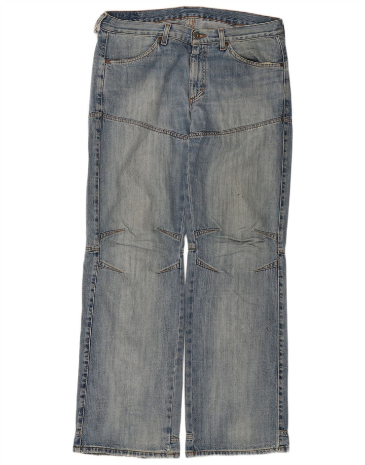 MUSTANG Herre Arbejdstøj Straight Jeans W33 L34 Blå Bomuld