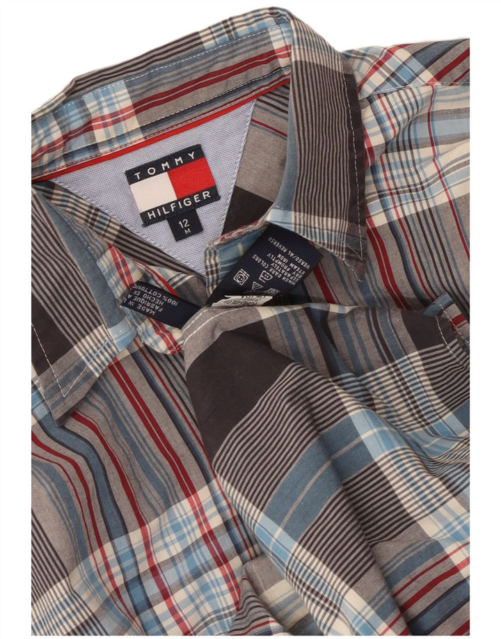 Tommy Hilfiger drengeskjorte 11-12 år Medium Flerfarvet plaid bomuld