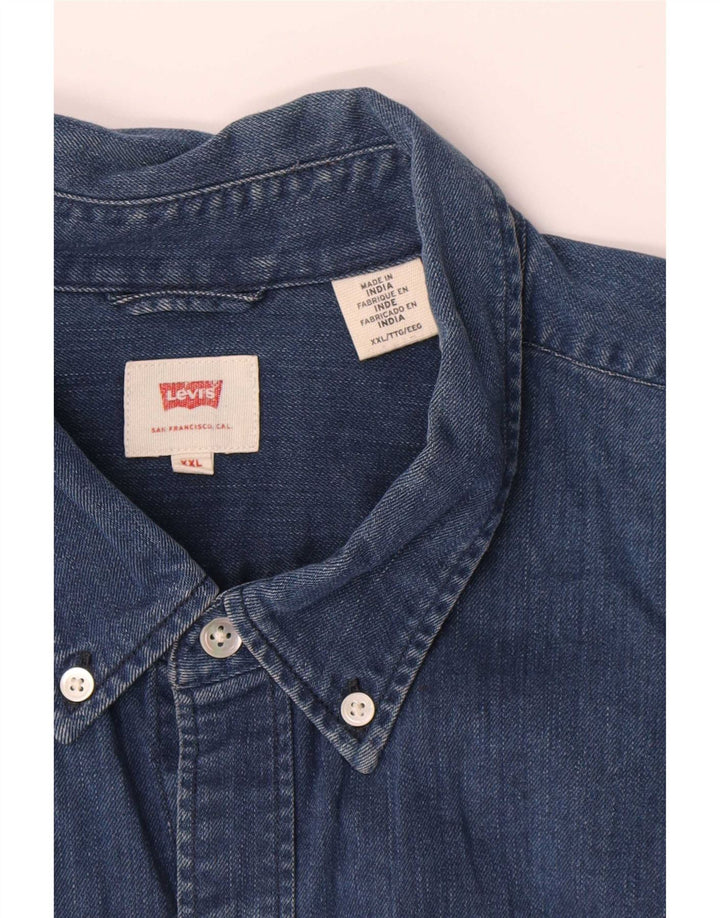 Levi's Denimskjorte til mænd 2XL blå bomuld