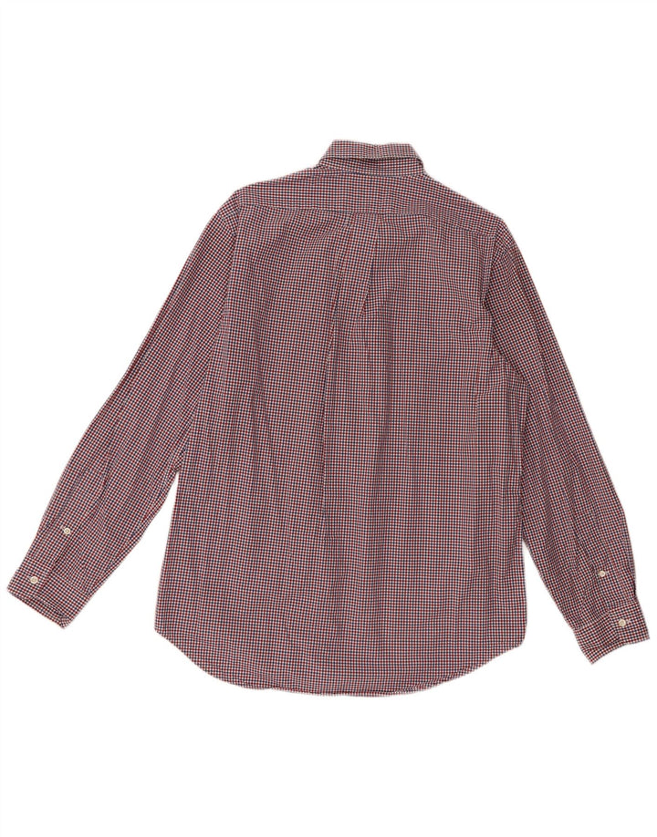 Ralph Lauren Herre Ternet Classic Fit skjorte Stor flerfarvet Gingham