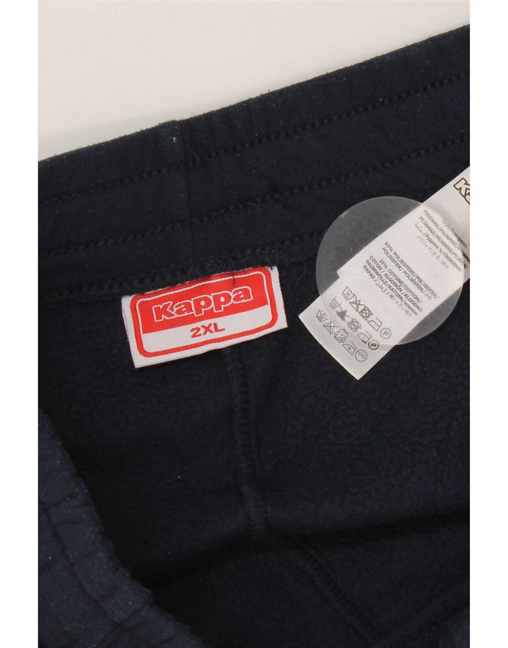 Kappa Herre træningsdragt Bukser Joggers 2XL Navy Blue Polyester