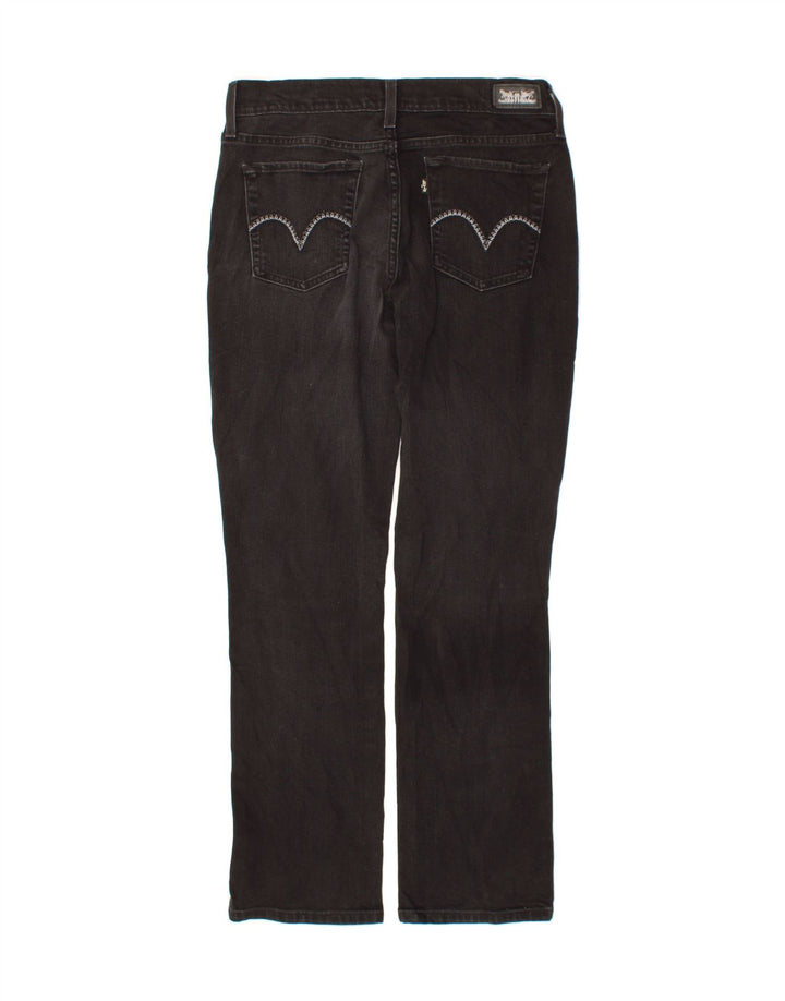LEVI'S Womens Straight Jeans W28 L30  Black Cotton Vintage Levi's and Second-Hand Levi's from Messina Hembry 