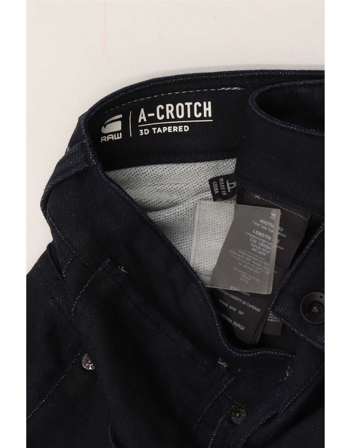 G-Star Herre tilspidsede jeans W33 L32 Marineblå bomuld