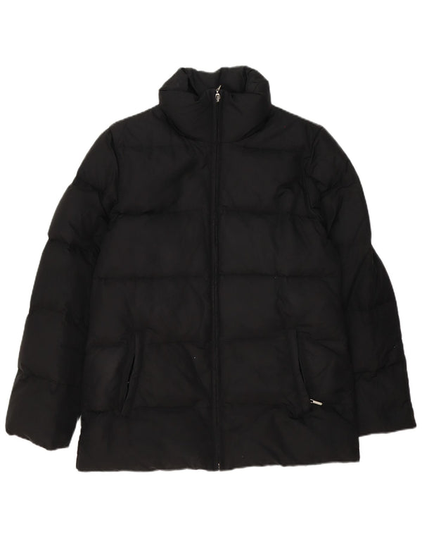 Zara Polstret Damejakke UK 14 Medium Sort Polyamid