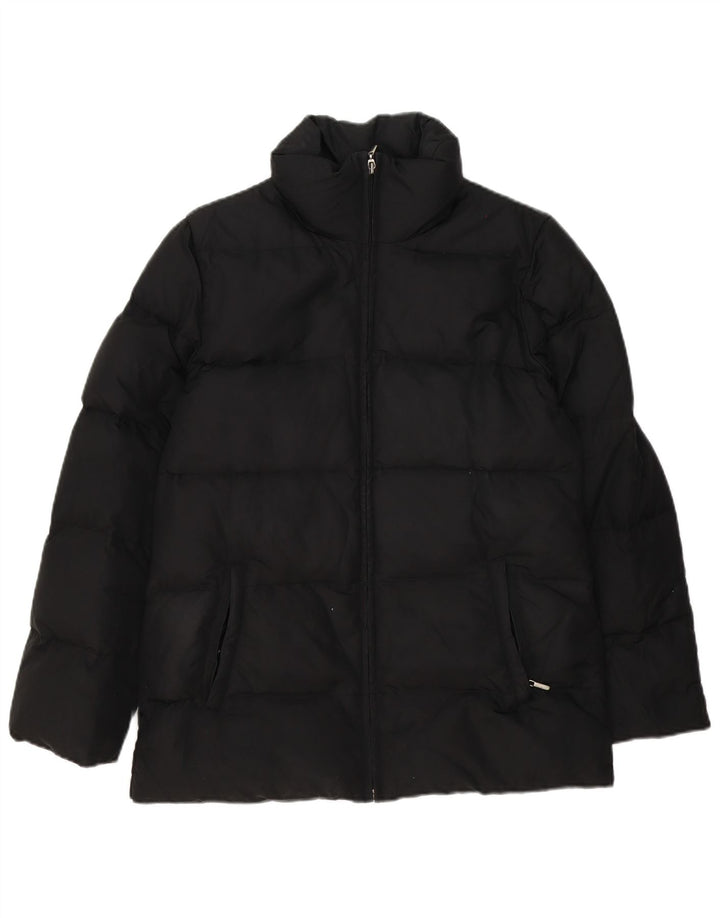 Zara Polstret Damejakke UK 14 Medium Sort Polyamid