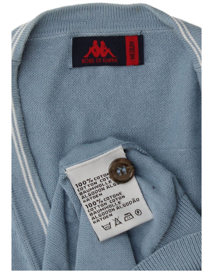 Kappa herre cardigan sweater Medium blå bomuld