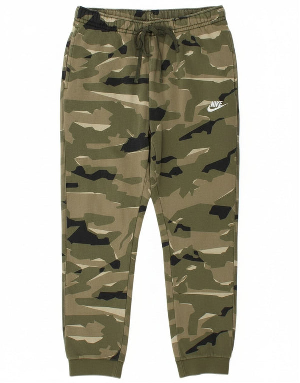Nike Træningsdragt bukser til mænd Joggers Stor grøn Camouflage Bomuld