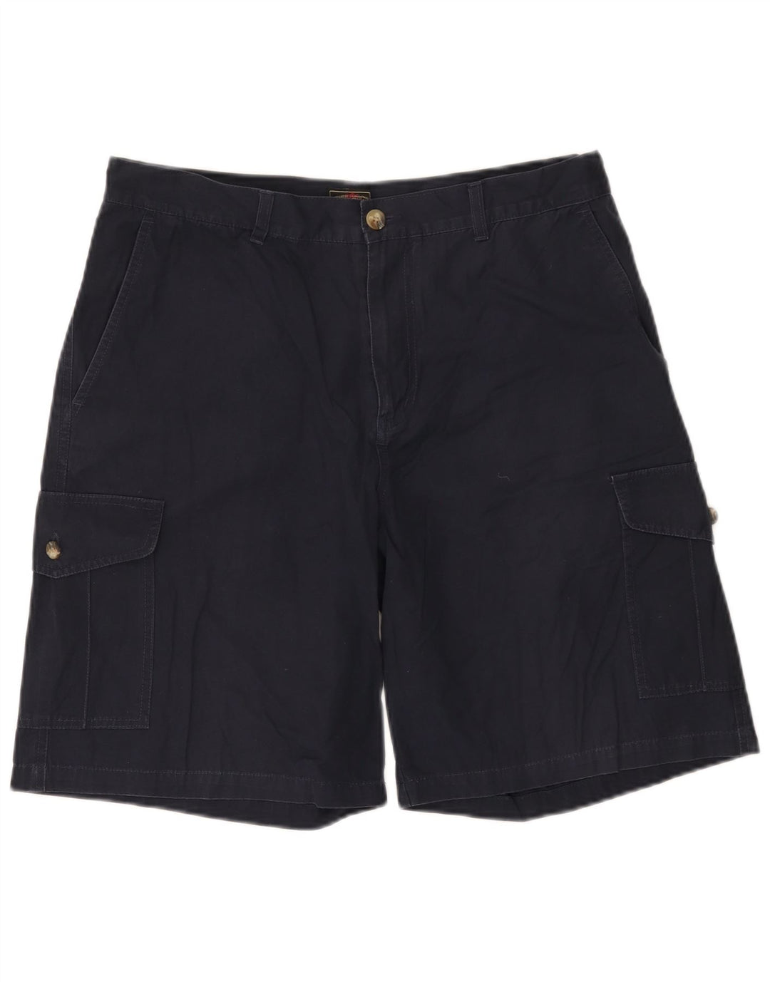 Canadiske Herre Cargo Shorts W36 Large Navy Blue Bomuld