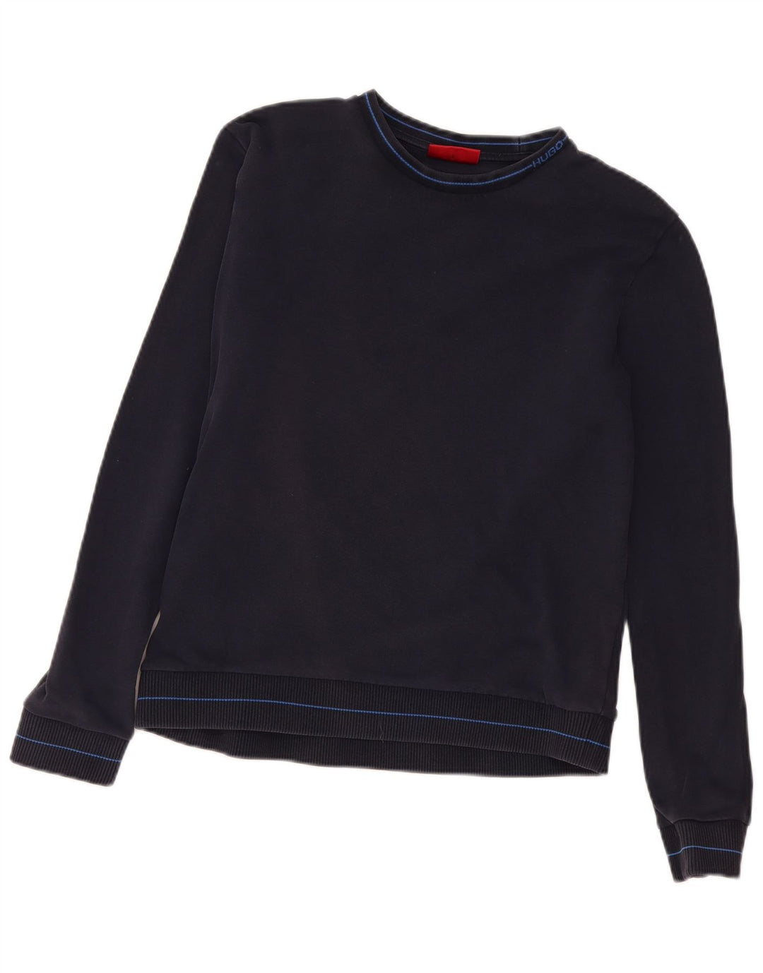 Hugo Boss Sweatshirt til mænd, lille marineblå bomuld