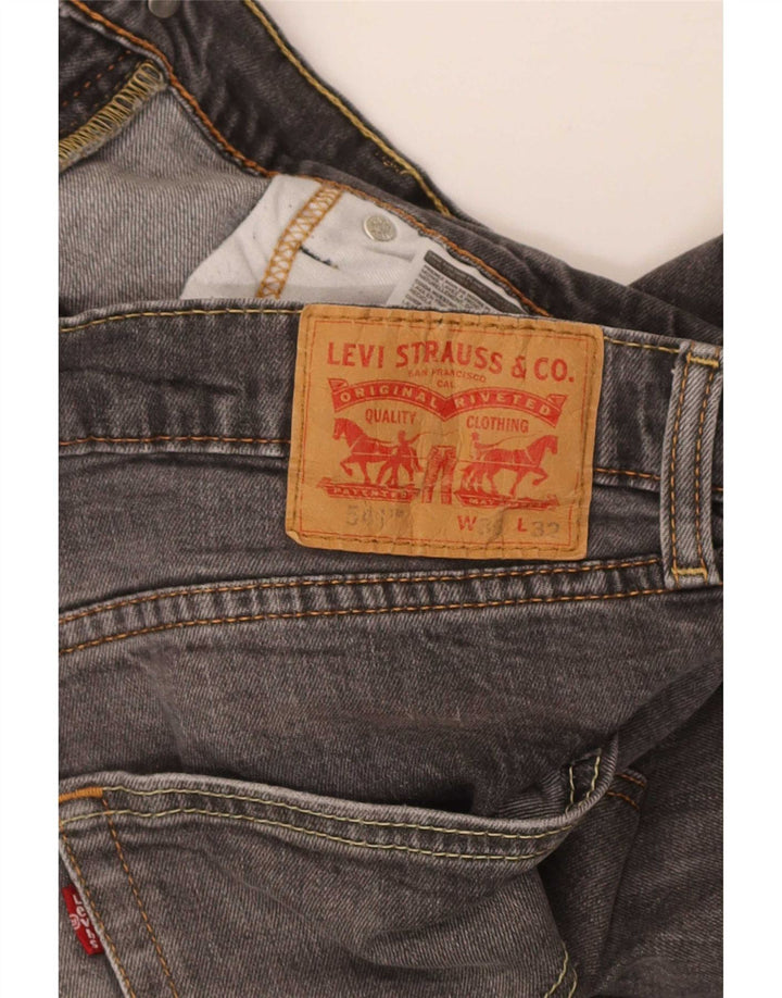 Levi's Herre 541 Slim Jeans W36 L32 Grå Bomuld