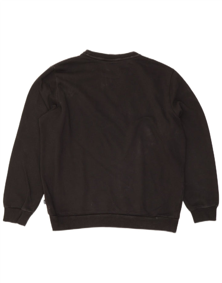 Puma Herre Sweatshirt Jumper Stor Sort Bomuld