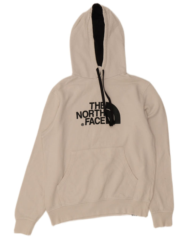 The North Face Herre Grafisk Hoodie Jumper Medium Hvid Bomuld