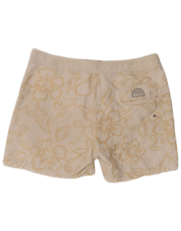 Sundek Herre grafiske badeshorts Large White Floral Polyester