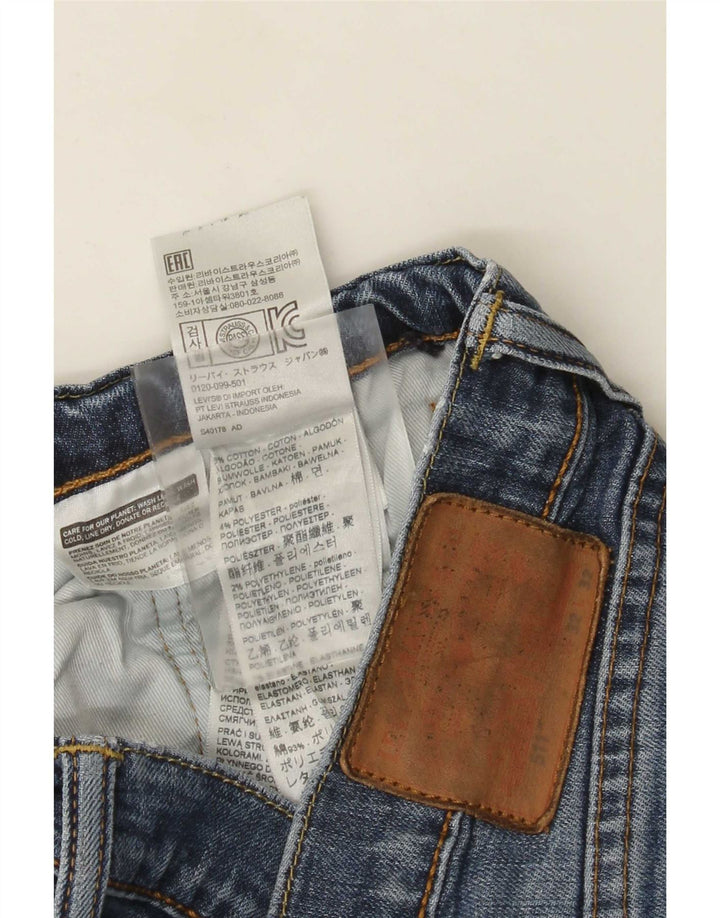 Levi's Herre 511 Distressed Slim Jeans W32 L32 Blå Bomuld